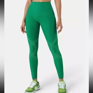 Green High-Waisted Leggings Fanka Compression Leggings